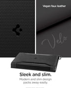 Spigen Life for Passport Card Cover Holder with RFID Blocking Technology Wallet Travel Documents Organizer Protector Accessories, SIM Card Pin Included