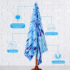 Genovega Oversized Terry Beach Towel 36 x 72 in Soft Extra Large XL Big Pool Towels Adults Clearance Blanket Travel Essentials Cruise Accessories Must Haves Vacation Stuff Lounge Chair Cover Bohemian