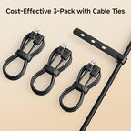 Cable Matters 3-Pack Short USB Extension Cable - 3ft, Male to Female USB Extender Cable, USB2.0 Extension Cord, 480Mbps, Black