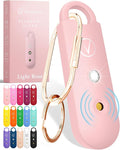 Vantamo Personal Alarm for Self Defense with Low Battery Notice, Strobe Light & Extra Loud 130 dB Double Speakers Safety Keychain Set for Women, Rechargeable Panic Button for Womens Self Defense
