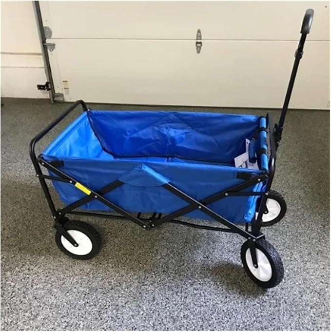 Family Portable Outdoor Folding Wagon, Beach Trolley and Camping Cart