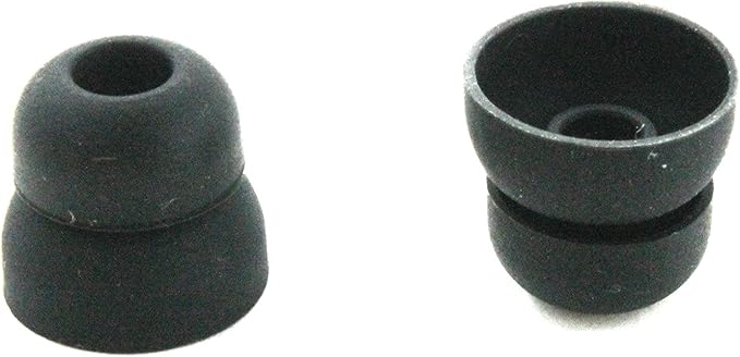 4 Pairs Replacement Eartips Earbuds Eargels Earpads for Powerbeats 2 Wireless Beats by dr dre (Black)
