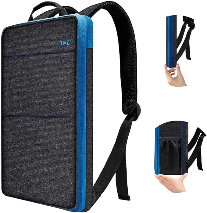 ZINZ Slim & Expandable Laptop Backpack 15 15.6 16 Inch Case, Water Resistant Travel Backpack Compatible with MacBook Pro/Neo 16" 15", Dell XPS 15 16 and Most 15" 15.6" 16" Notebooks，B01BL01