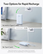 VIYISI Portable Charger 20000mAh 30W Fast Charging, Power Bank with Built-in Cables & LED Display, USB C Battery Pack for iPhone 16/15/14, Samsung, iPad and Android Phones, Ideal for Travel