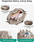 BAGSMART Gym Bag for Women, Duffle Bag for Travel with Wet Pocket, Lightweight Carry on Weekender Duffel, Water Resistant