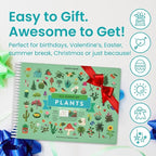 Plants and Mushroom 500+ Kids Sticker Book by Cupkin Toddler Airplane Travel Activity Coloring and Sticker Book, Road Trip Essentials, 12 Coloring Pages 12 Scenes for Ages 2–8 Years