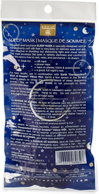 Earth Therapeutics Dream Zone Sleep Mask – Comfortable & Versatile – Soft & Plush Cushioning for Peaceful Slumber – Elastic Strap Adjusting