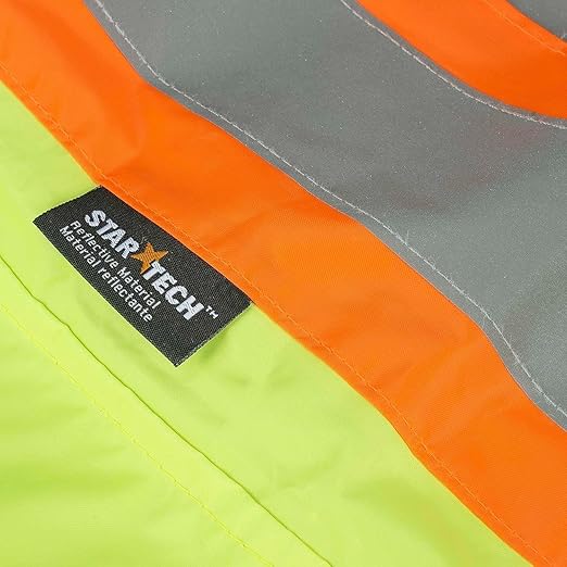 Pioneer Hi Vis Lightweight Waterproof Safety Rain Suit - Reflective Work Rain Gear for Men and Women