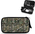 Forest Camo Print Electronics Organizer Travel Case Cord Cable Charger Organizer Bag Travel Accessories Essentials for Women Men Tech Pouch for Phone Power Bank SD Card USB