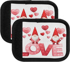 2 Pack Valentines Dwarf Luggage Handle Wrap, Detachable Luggage Tag, Neoprene Suitcase Wrap with Comfort Grip & Bright Identifier for Suitcase, Travel Bag, Sports Bag