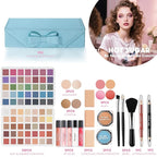 Hot Sugar Makeup Kit for Teenagers, Beginner Makeup Gift Set for Women Full Makeup Kit (Blue)