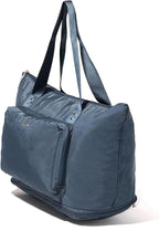 Baggallini Carryall Expandable Lightweight Travel Tote 22" Packable Folding Compact Nylon Washable Weekender w/Luggage Sleeve