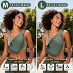 Capolo Sling Bag for Women Men Waterproof Crossbody Bags for Women Trendy Casual Fanny Pack with Convertible Shoulder Strap Chest Bag for Travel Hiking(Green, Large)
