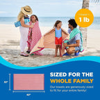 Kaufman - Colorful Racing Striped Beach & Pool Towel - Extra Large Beach Towel - Soft & Absorbent 100% Cotton Towels - Assorted Colors - 30" x 60" - 480 Pack