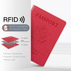 Passport Holder,Travel Essentials for women,Travel Gifts(Gold Rose)