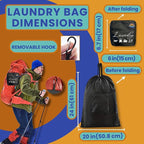 Travel Laundry Detergent Sheets and Foldable Travel Laundry Bag – Compact Laundry Detergent Sheets for Traveling, Dirty Clothes Laundry Bag for Hotels, Cruises & Suitcases