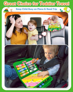 Gojmzo Busy Board Montessori Toys for Toddler Year Old Boy Girl Birthday Gifts, Busy Book Sensory Toys for Toddlers, Learning Educational Toddler Travel Activities