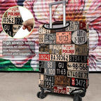 Travel Luggage Cover Suitcase Protector Fits 18-32 Inch Wheel Covers PatternedTravel Related Items Flower Luggage Protector Elastic S