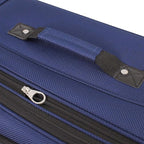 SWISSGEAR Sion Softside Expandable Spinner Luggage Durable Lightweight Travel Suitcase, Blue, Carry-On 21-Inch