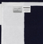 COTTON CRAFT Oversized Beach Towel - 2 Pack 35 x 70 inches XL Beach Towel - 100% Cotton Velour - Big & Huge - Thick Plush 450 GSM Super Soft Luxury Towel - Pool Picnic Bath - Cabana Stripe Navy
