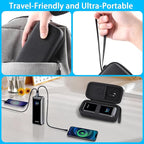 co2CREA for Anker Prime 26,250mAh Power Bank, Hard Travel Case Compatible with Anker A110A 300W Portable Charger, Case Only (Black Case)