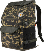 Carhartt 35L Nylon Workday Backpack, Durable Water-Resistant Pack with 15" Laptop Sleeve and Adjustable Shoulder Straps, Blind Duck Camo