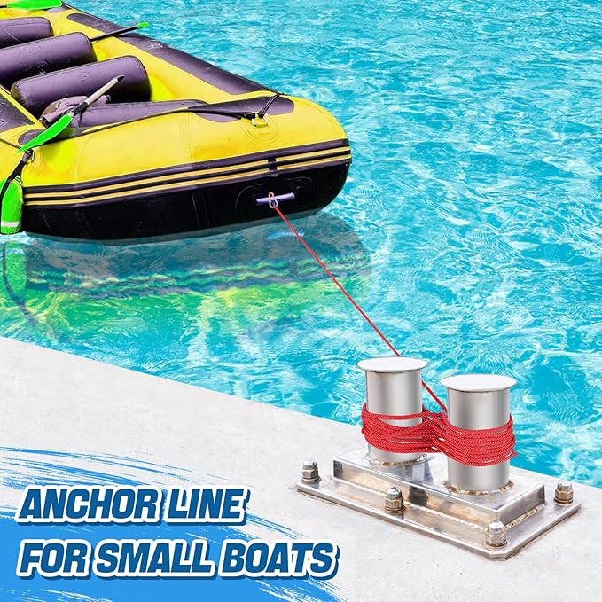 Water Floating Lifesaving Rope - Professional Throwing Pool Life Preserver Rope Line for Swimming Small Kayak Inflatable Boat