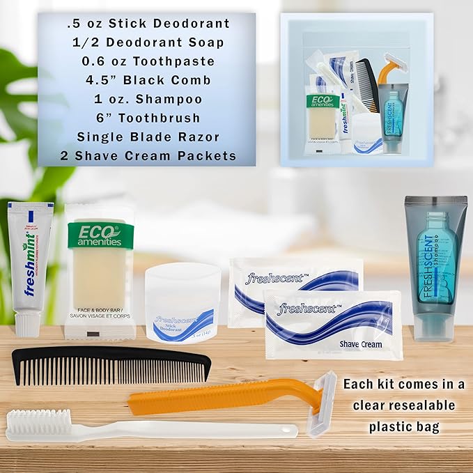 Moda West Bulk Case of 12 Backpacks, 12 Winter Item Sets, 12 Hygiene Kits - Hygiene Kits and Clothing for Emergencies, Homeless, Charity