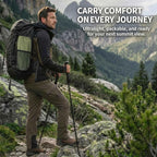 COMELY Folding Stool Backpacking Chair Portable: Ultralight 700g Collapsible Pocket Stool,3cm Flat Fold, 3-Second One-Hand Setup & 5s Storage, 270Lbs Capacity, 600D Oxford for Thru-Hiking & Breaks.