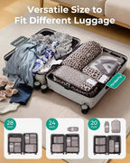 BAGSMART 6 Set /4 Set/2 Set Compression Packing Cubes for Travel, Lightweight Luggage Organizer Bags, Durable Space Saver Bags Travel Essentials