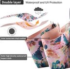 Color Coated Sun Umbrella UV Protection Compact Folding Windproof Parasols Travel Auto Open Close Shade Blocking UV
