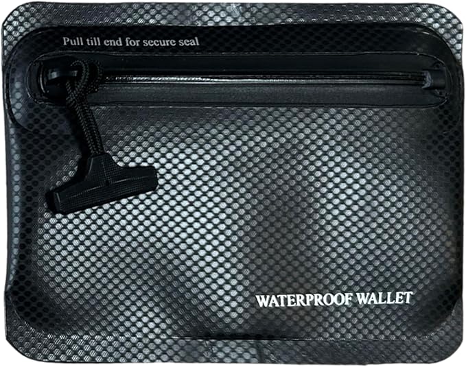 Heavy Duty Airtight Wallet Submersible Waterproof Wallet Protection for Keys, Cards