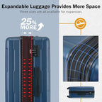 Merax 20/28 Inch Luggage with Bags Suitcase Sets with Spinner Wheels