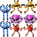 8Pcs Transformable Fidget Spinners for Kids Fidget Toys Teens Adults Sensory Toys with Autism ADHD Party Favors Travel Activities Easter Basket Stuffers Gifts for Kids Boys Girls A