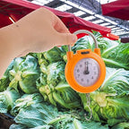 Portable Luggage Scale with High Precision Spring Hook, Compact Small Electronic Hanging Scale for Travel and Fishing Weighing