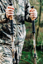 Cascade Mountain Tech Trekking Poles - Carbon Fiber Walking or Hiking Sticks with Quick Adjustable Locks