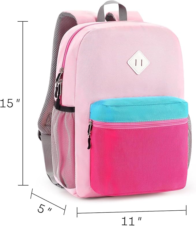 mibasies Kids Backpack for Girls 4-6: Girls Backpacks for Elementary Kindergarten
