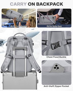 coofay Vacuum Backpack Travel with Pump Vacpack Travel Backpack with Vacuum System Mochila de Viaje Compresion al Vacio Easyvacpack Airbag Backpacks for Traveling Carry on Luggage