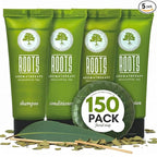 150 Piece Hotel Toiletries Bulk Set for Airbnb Hosts, Travel Size Shampoo Conditioner Body Wash Lotion & Bar Soap, Guest Bathroom Essentials