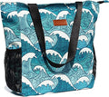 Original Floral Water Resistant Large Tote Bag Shoulder Bag for Gym Beach Travel Daily Bags Upgraded