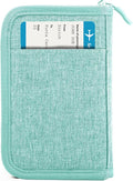 Passport Holder for Travel, Women Rfid Blocking Passport Wallet, Travel Essentials Premium Wallets, Waterproof Passport Holders Bag for Men Traveling, Travel Document Organizer Credit Cards Case