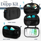 Toiletry Bag Kit Set: Hanging Travel Toiletry Bag + 311 TSA Cosmetic Liquid Bag + Ultralight Accessory Organizer Pouch