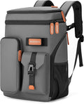 BAGPARKK Insulated Cooler Backpack,33/45 Cans Multifunctional Double Deck Leakproof Cooler Bag with Sternum Strap,Large Capacity Lightweight Travel Camping Beach Backpack