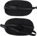 Amosfun Portable Footrest Hanging Foot Hammock Office Feet Pad Travel Leg Support Footrest for Airplane and Office Use, Black
