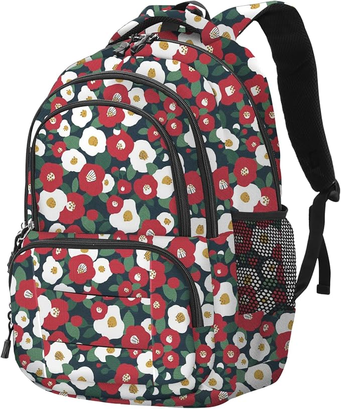 rickyh style School Backpack Travel Bag for Men & Women Lightweight College Back Pack with Laptop Compartmen