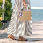 Trifabricy Beach Bag, Large Beach Bag for Women, Woven Straw Beach Tote Bag Waterproof, Weaving Swim Gym Shopping Travel Bag