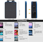 ZINZ Slim & Expandable Laptop Backpack 15 15.6 16 Inch Case, Water Resistant Travel Backpack Compatible with MacBook Pro/Neo 16" 15", Dell XPS 15 16 and Most 15" 15.6" 16" Notebooks，B01BL01