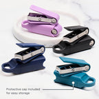 EDJY Fingernail Cutter - Precision Stainless Steel Nail Cutter for Fingernails | Sharp Blade, Ergonomic Design, Durable & Rust-Resistant | Ideal for Men and Women | Black | 2-Pack