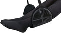 Sleepy Ride - Airplane Footrest Made with Premium Memory Foam - Airplane Travel Accessories - Helps to Prevent Swelling and Soreness - Provides Comfort for Shorter Legs (Jet Black)