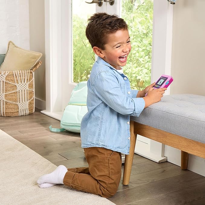 LeapFrog Preschool Game and Go Handheld Video Game Toy, Pink
